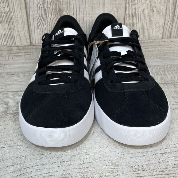 Adidas VL Court 3.0 Skate Shoes Mens Sz 11.5 Sneaker Black and White ID6278 New main image 9